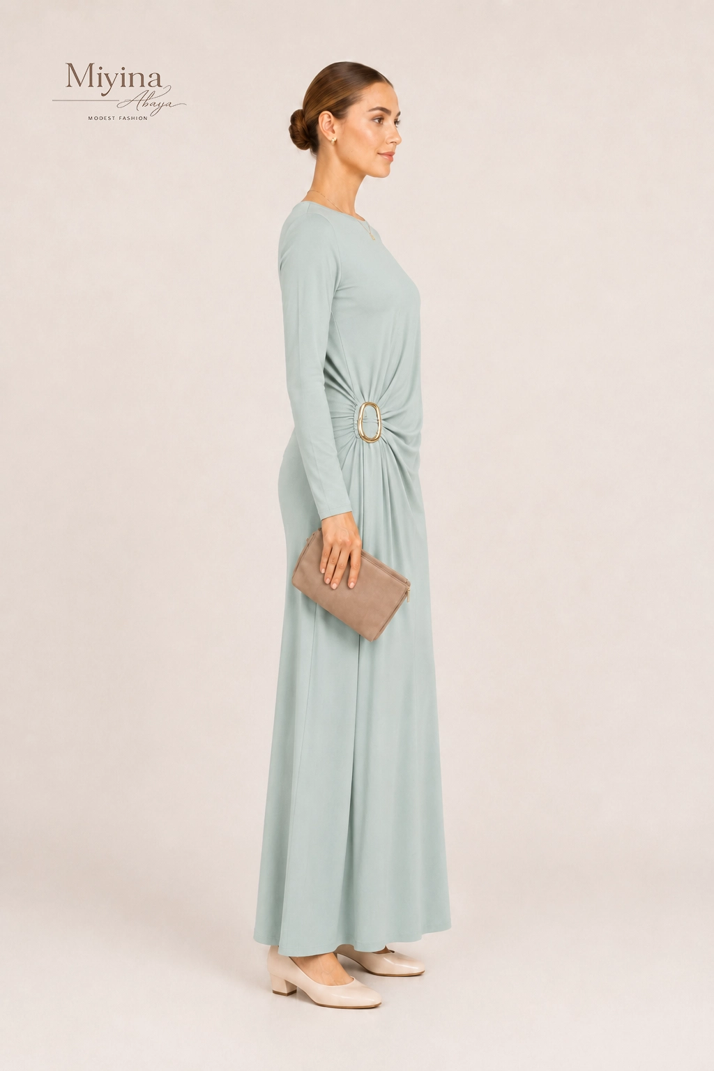 Drape Jersey Dress2