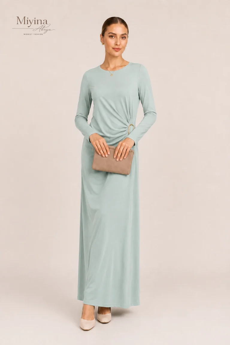 Drape Jersey Dress5