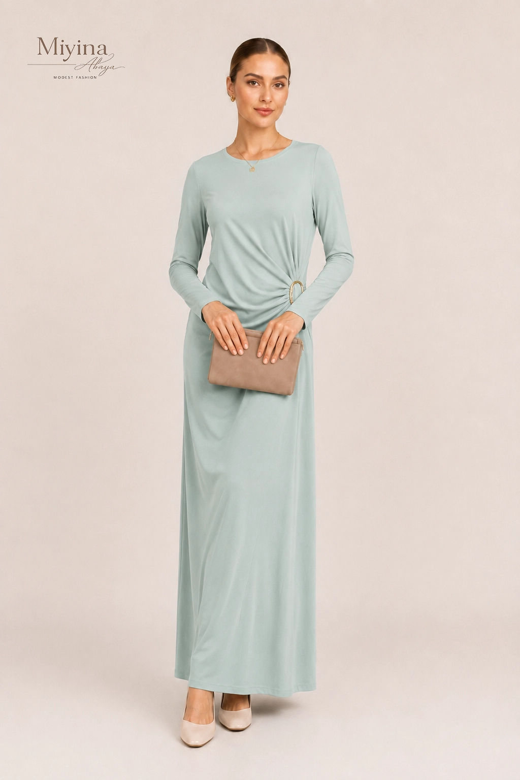 Drape Jersey Dress5