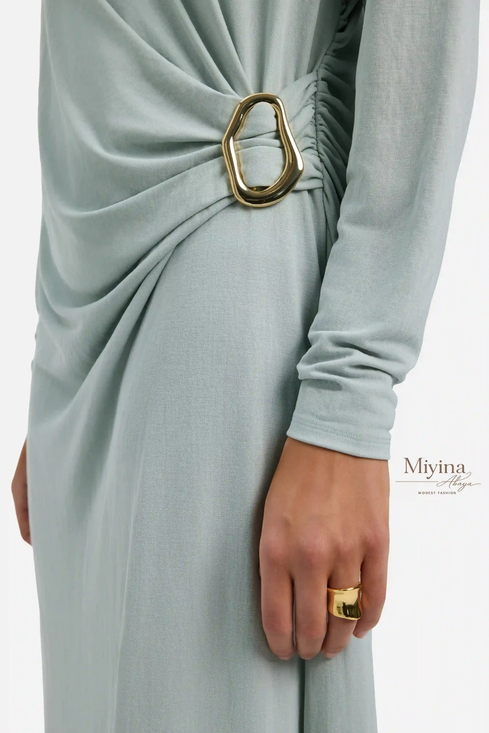 Drape Jersey Dress6