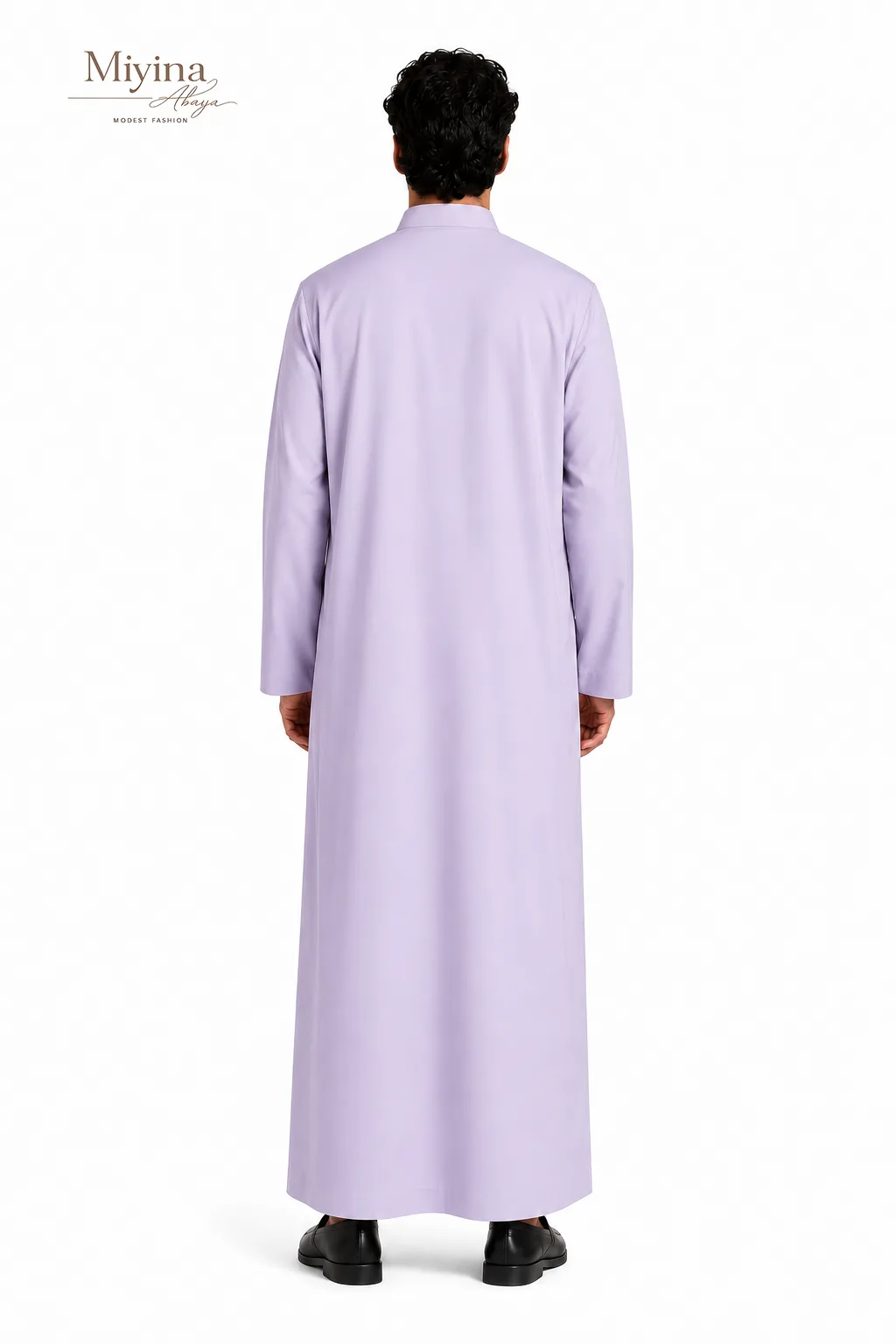 Miyina OEMODM BASIR Purple Thobe Soft Lavender-Purple Tone Clean Modern Silhouette Supplier-sku4