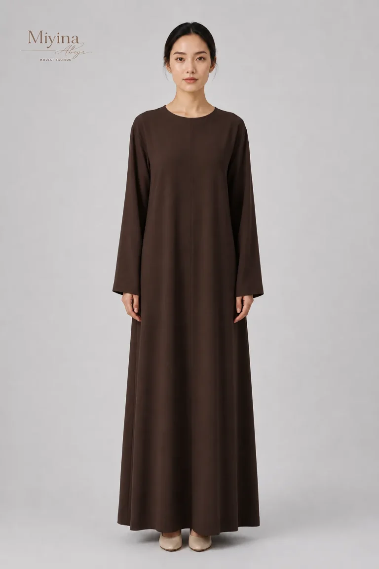 Miyina OEMODM Ballon knit dress Brown loose relaxed fit unique balloon-style silhouette Supplier