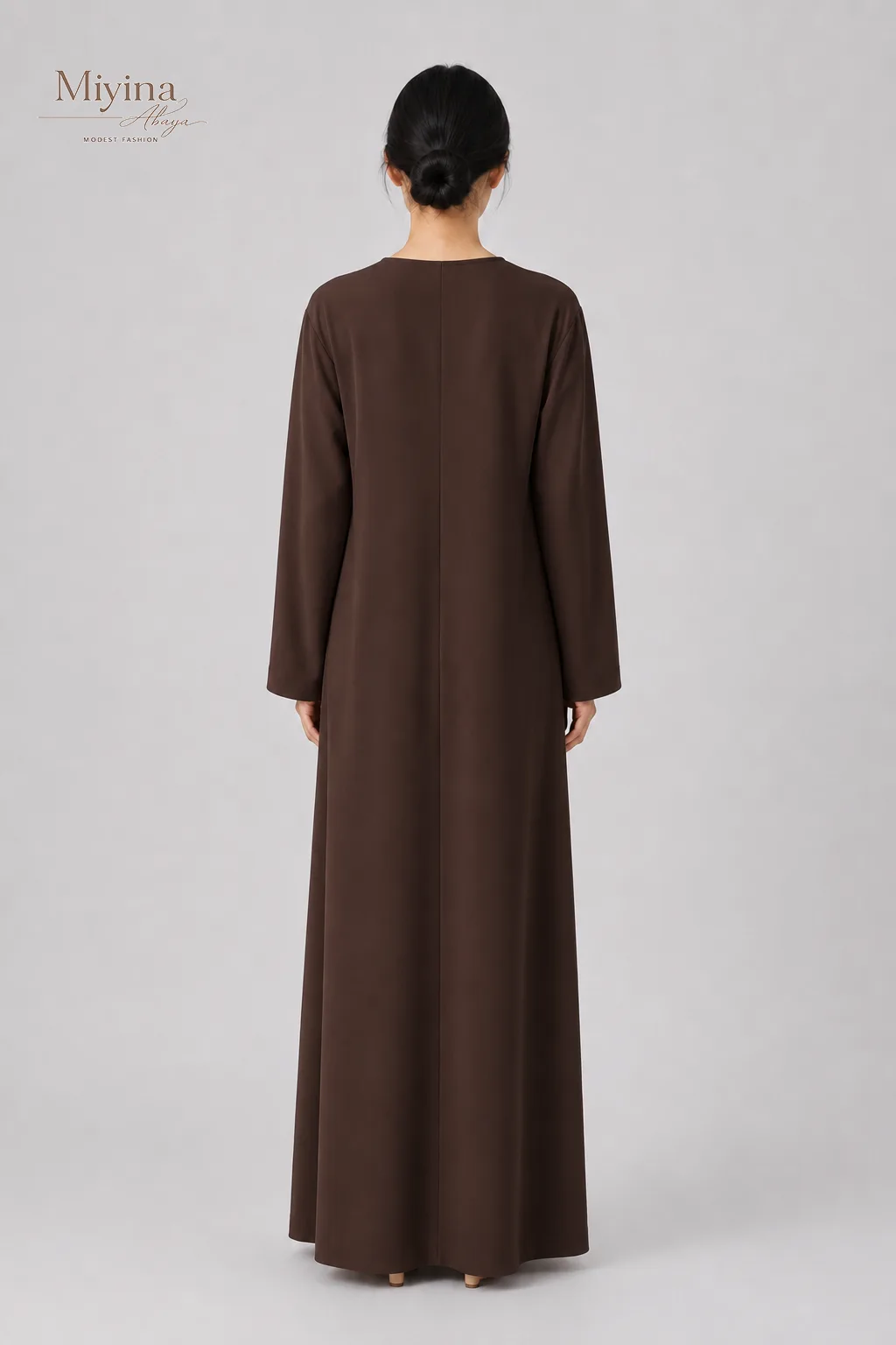 Miyina OEMODM Ballon knit dress Brown loose relaxed fit unique balloon-style silhouette Supplier