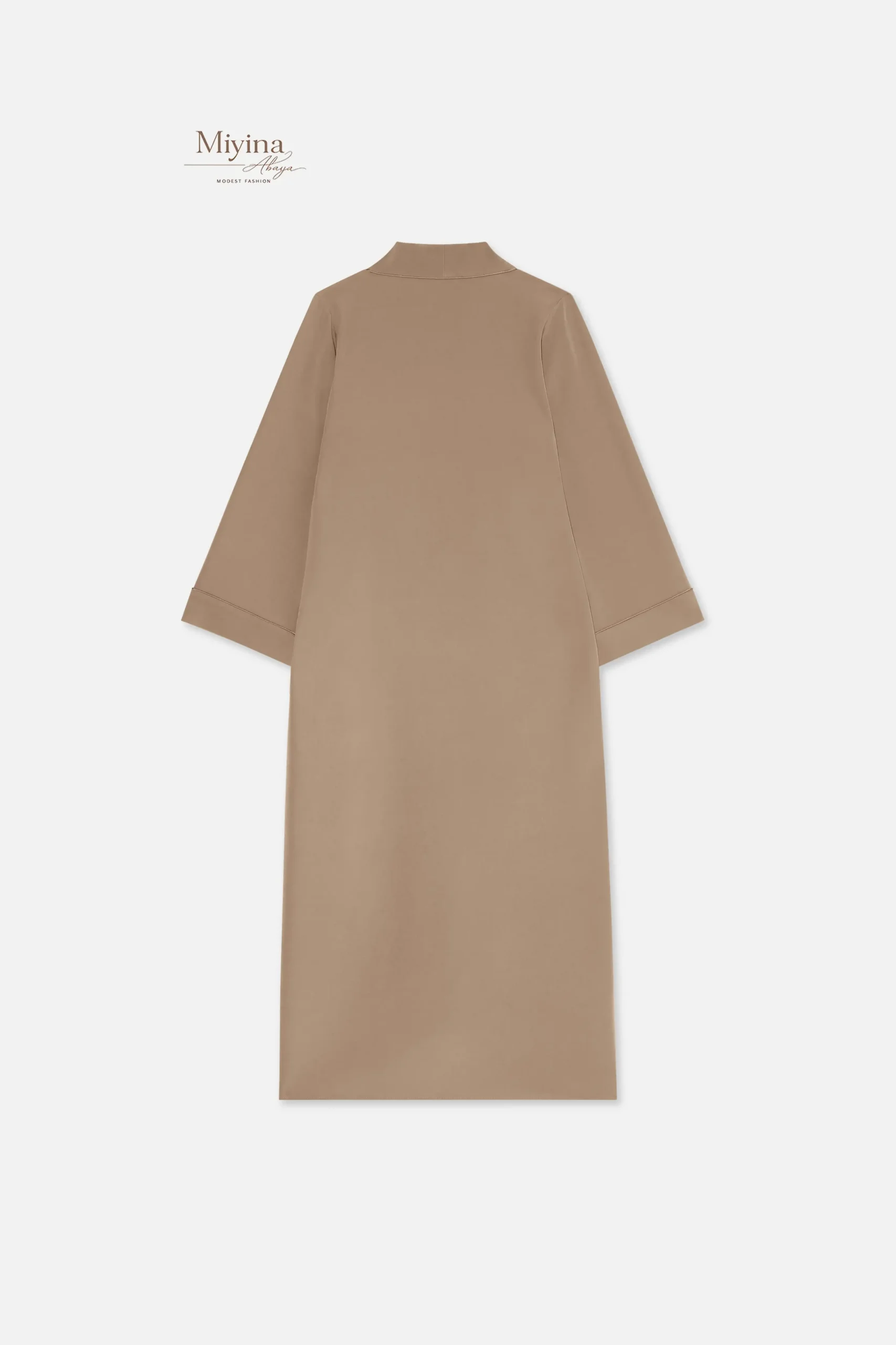 Miyina OEMODM Essential Abaya Regular Manufacturer Custom Full-Length Sleeves Modest Silhouette Islamic Manufacturer