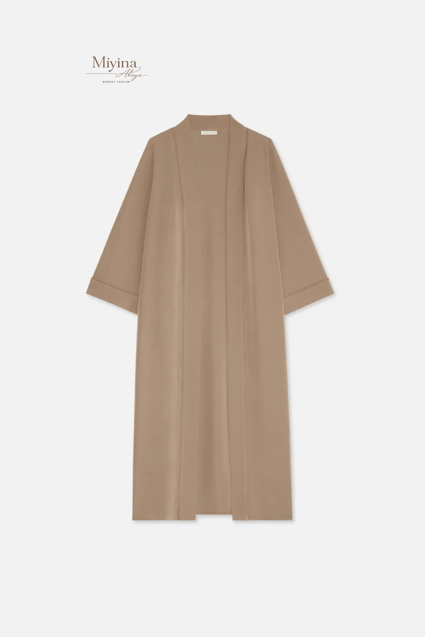 Miyina OEMODM Essential Abaya Regular Manufacturer Custom Full-Length Sleeves Modest Silhouette Islamic Manufacturer