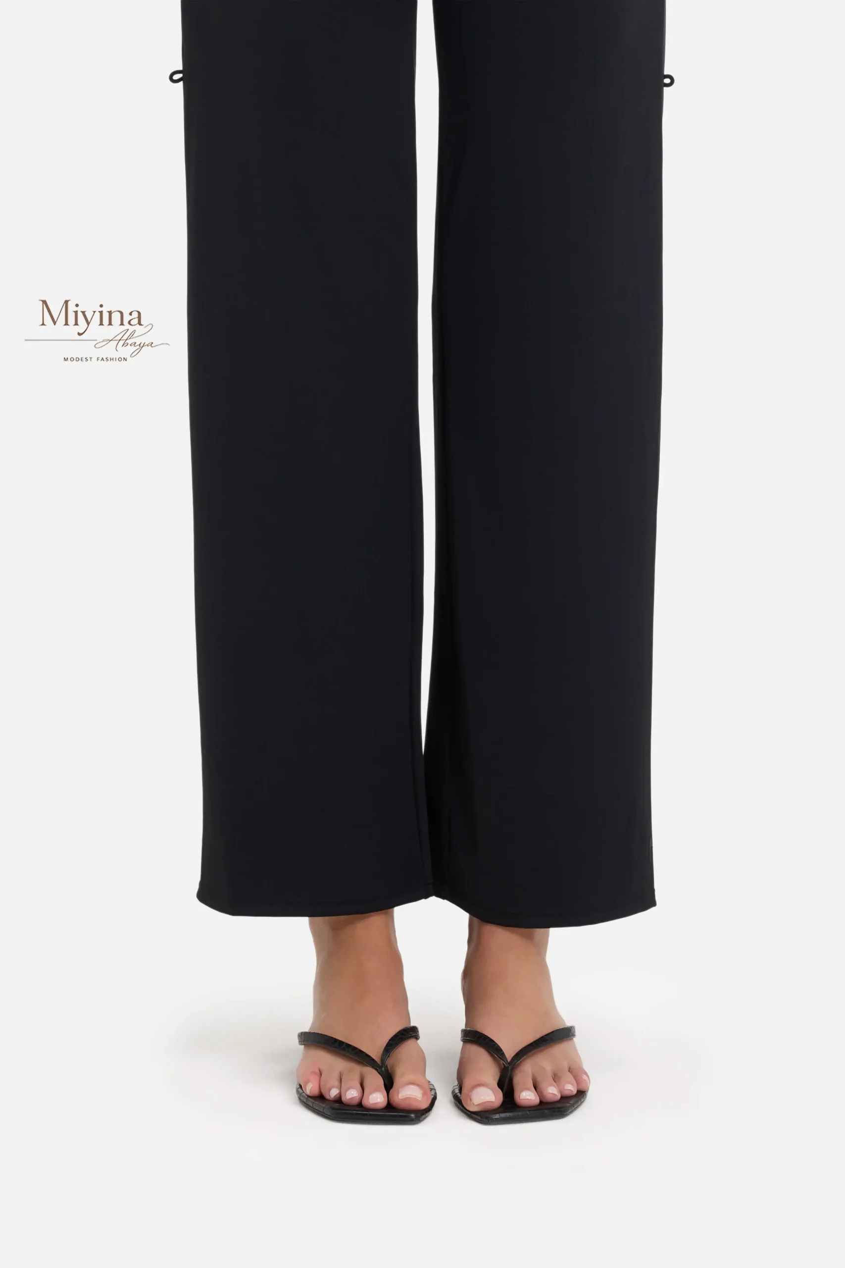 Miyina OEMODM Essential Swim Dress Black Manufacturer Custom Lightweight Quick-Drying Materials Zipper Closure Islamic Manufacturer