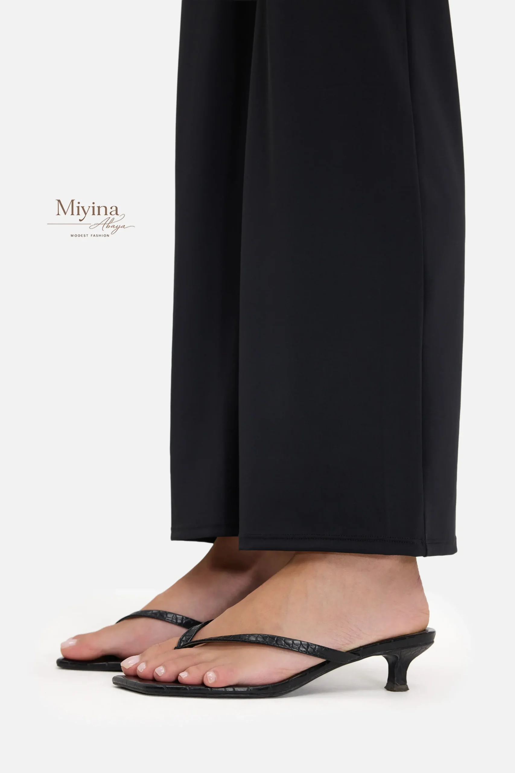 Miyina OEMODM Essential Swim Dress Black Manufacturer Custom Lightweight Quick-Drying Materials Zipper Closure Islamic Manufacturer