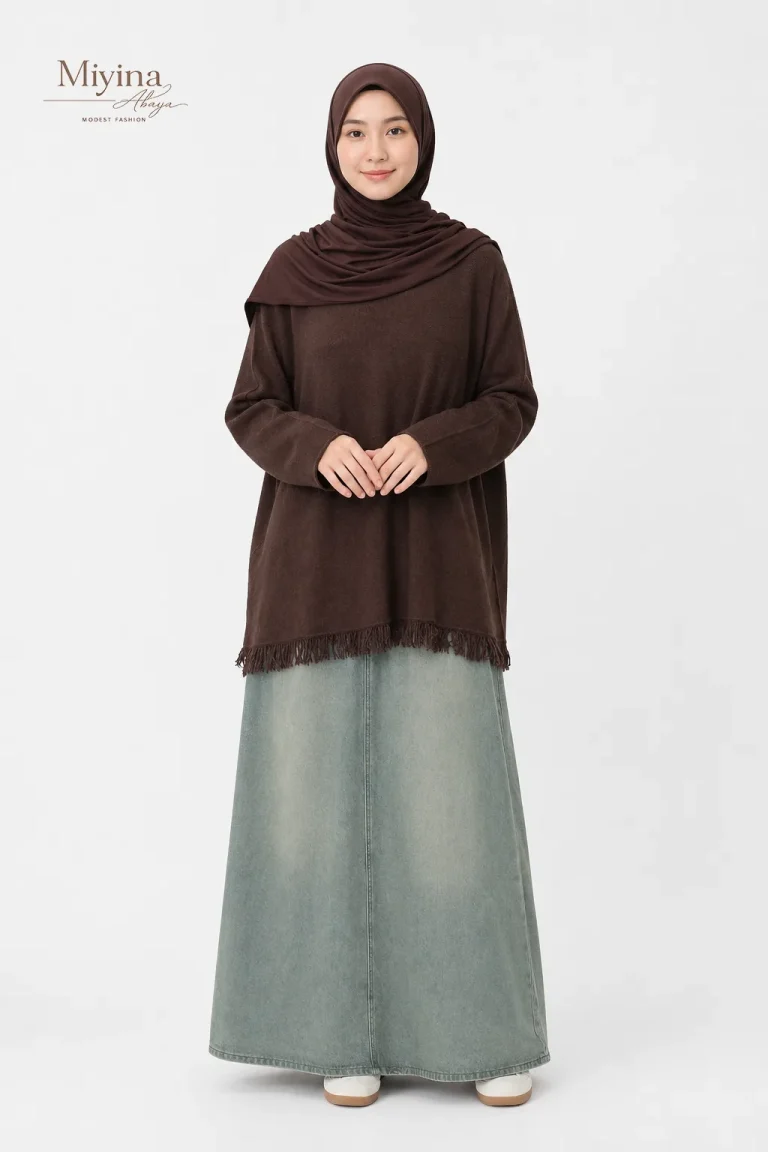 Miyina OEMODM Icy Mist Fringed Woven Knit Sweater Round Neck Fringed Details Woven Knit Material Supplier