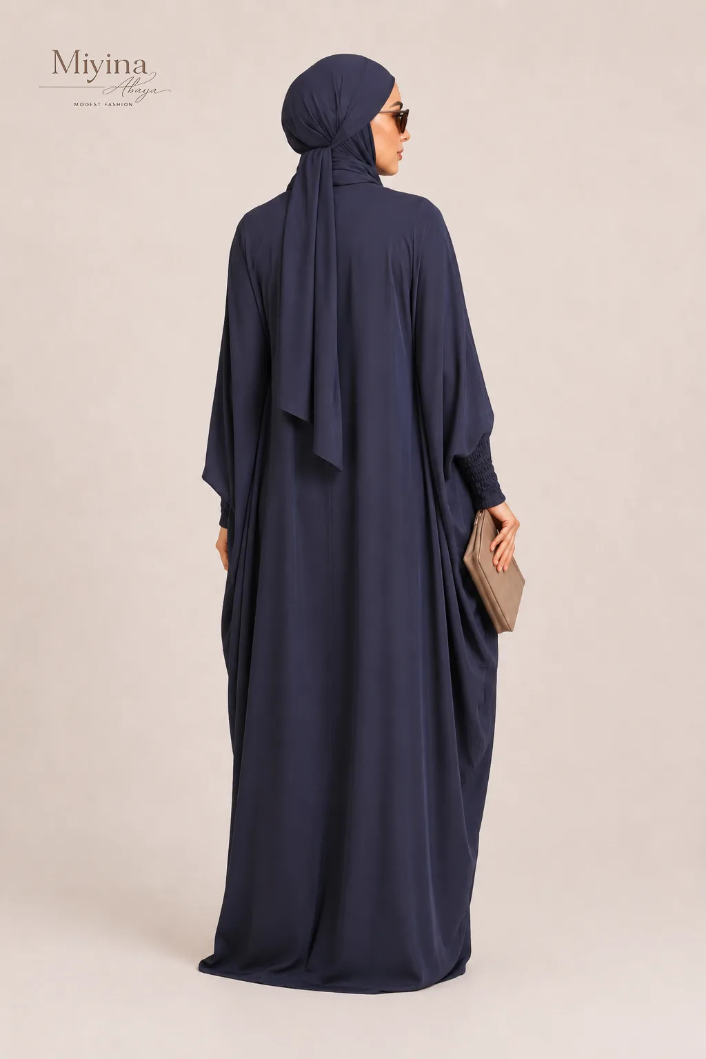 Miyina OEMODM One Piece Full Length Jilbab Prayer Abaya Pebble Manufacturer Custom Nidha Fabric Lightweight Soft Islamic Manufacturer