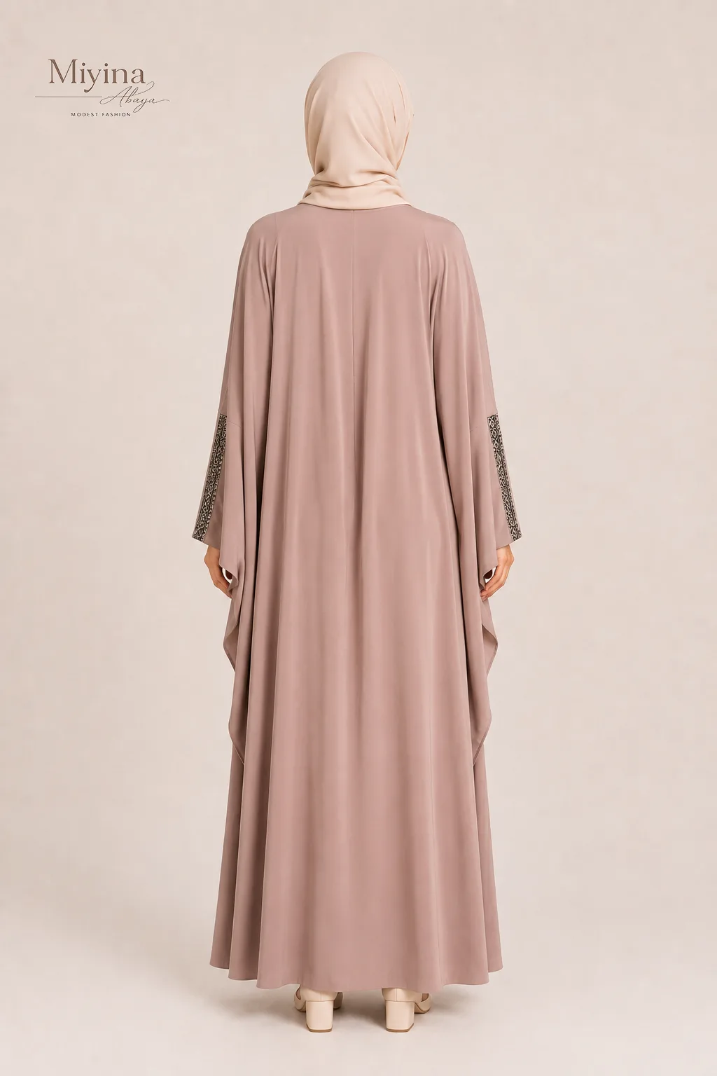 Miyina OEMODM Scarf Dubai Arabian Kaftan Abaya One Size Islamic -Dress - Long dress Supplier-sku4
