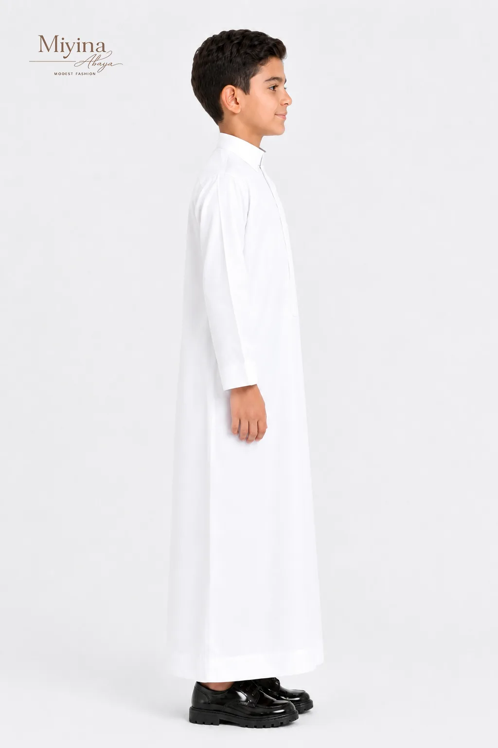 Miyina OEMODM Thobe Zakhrafat Cream Kids Worth Your Presence On Special Occasions And Happy Holidays Supplier-sku4