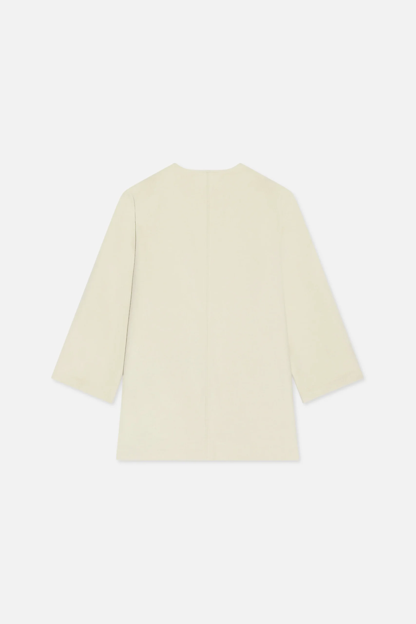 Miyina OEMODM Wool Blend Sweater Cloud White Soft Wool Blend Longline Cut Straight Fit Supplier