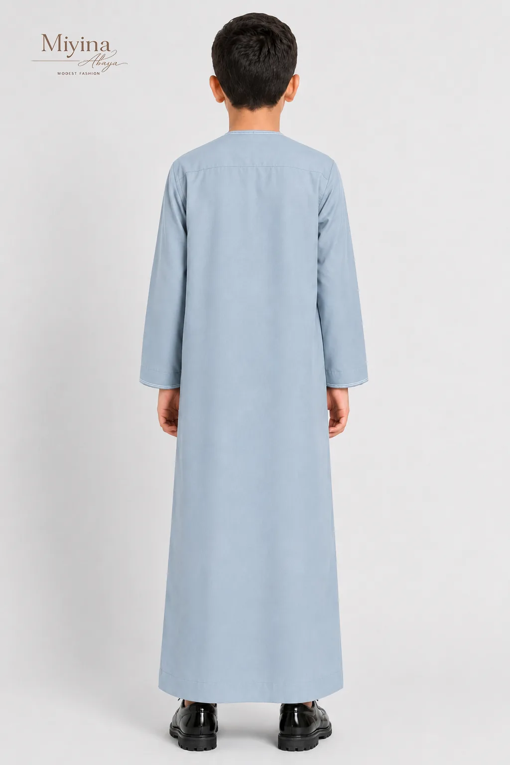 Miyina Wholesale Junior Boys Premium Omani Thobe - Desert Sky Manufacturer-sku3