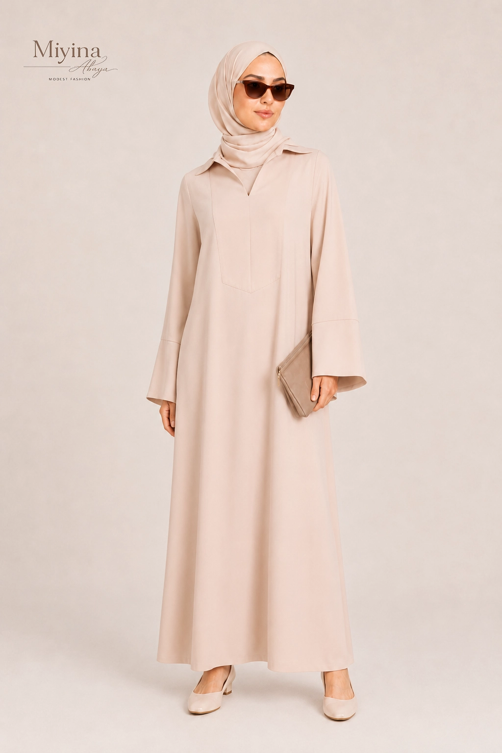 Miyana Wholesale Kaftan Dress Short Dark Rose 2